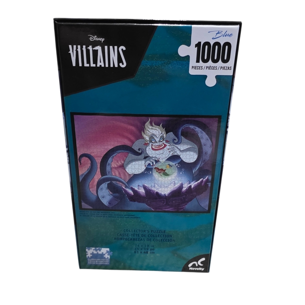 Disney Villains Puzzle with Blue and Purple Design